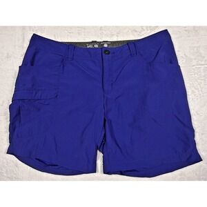 Mountain Hardwear Women's Size 10 Blue Lightweight Quick Dry Nylon Hiking Short